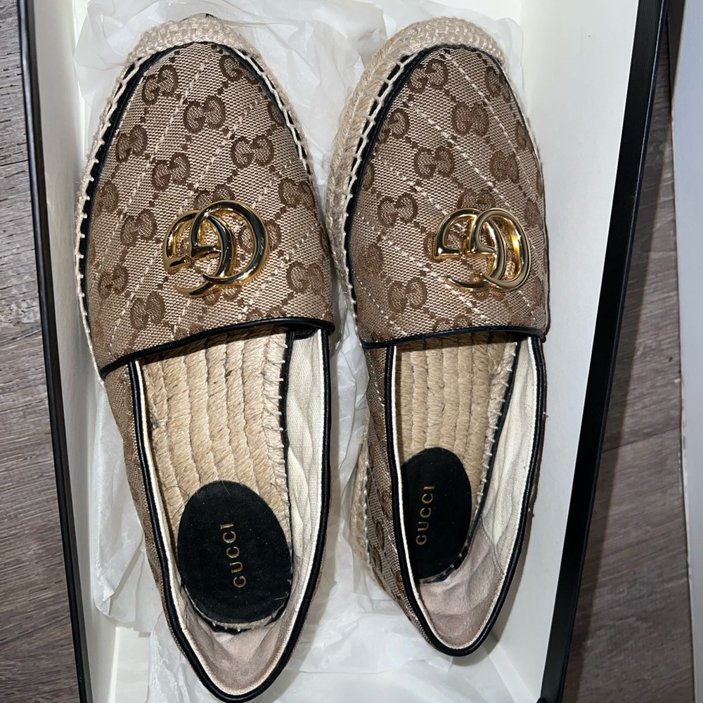 Gucci GG Supreme canvas espadrilles